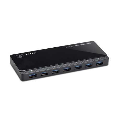 hub 7 puertos usb 3.0 + 2 puertos cargadores uh720