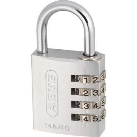 Candado de Aluminio 145/40 Plata | Seguridad para Lockers