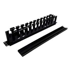 Ordenador de cable horizontal 1U Plastico