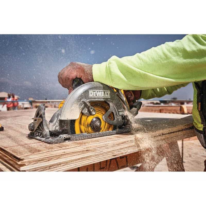 Kit Sierra Circular 7 1 4 60V DeWalt DCS578T2 B2 Potencia y Precision para Cortes Perfectos