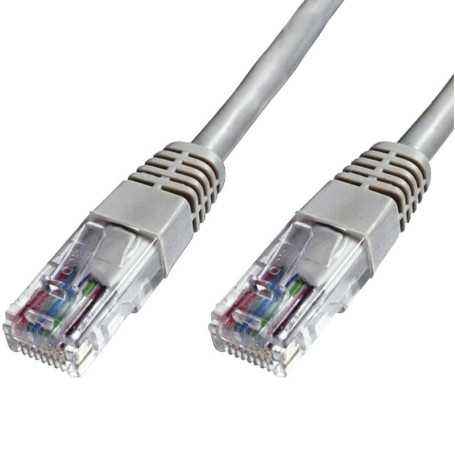 CABLE DE RED RJ-45 CAT 5E 10 MTS GRIS