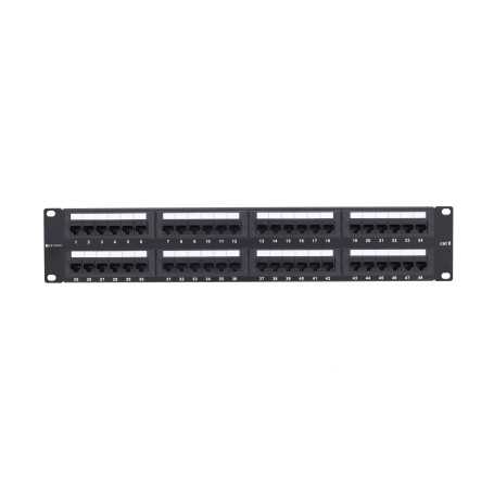 Patch panel 24 puertas categoria 5e