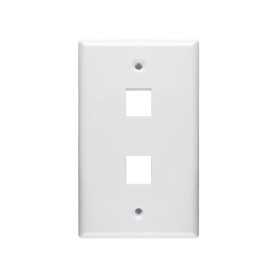 Face plate blanco 2 pos