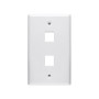 Face plate blanco 2 pos