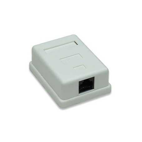 Roseta Simple con Modulo RJ-45 Cat5e