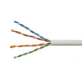 Cable utp Categoria 6 Unifilar Gris Aliacion