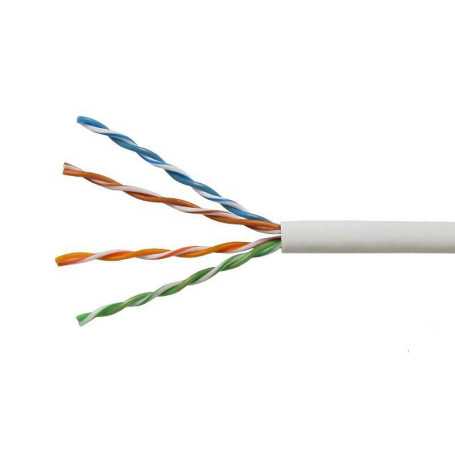 Cable utp Categoria 6 Unifilar Gris Aliacion