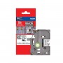 Cinta Rotuladora Brother TZeS211 - Negro sobre Blanco 6 mm