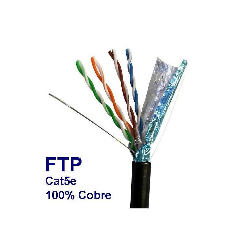Cable ftp cat 5e rollo 305 mts |Redes en triplee Cable ftp cat 5e rollo 305 mts |Redes en triplee