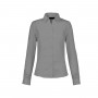 Blusa Oxford Manga Larga Gris Talla XL