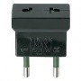 Adaptador Euroamericano VIMAR 10A S10 Negro 01352 – Compatible y Seguro