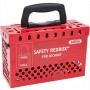 Caja de Bloqueo Grupal Acero B835 Roja | Seguridad Industrial y Control de Accesos