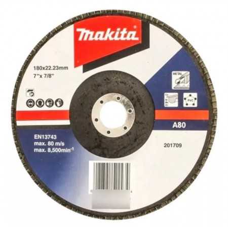 Disco Traslapado 180 x 22 mm Grano 80