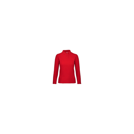 Polera Pique Mujer M/L Rojo Talla XL