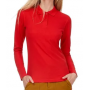 Polera Pique Mujer M/L Rojo Talla XL