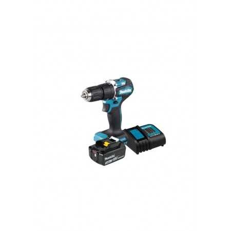 Taladro Percutor Inalámbrico 18V Makita DHP487RFX4 + 1 Batería + Cargador