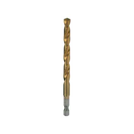 BROCA METAL HSS-TiN (1/4" TOMA HEX, MZ/TIPO CORTA) 3.3MM