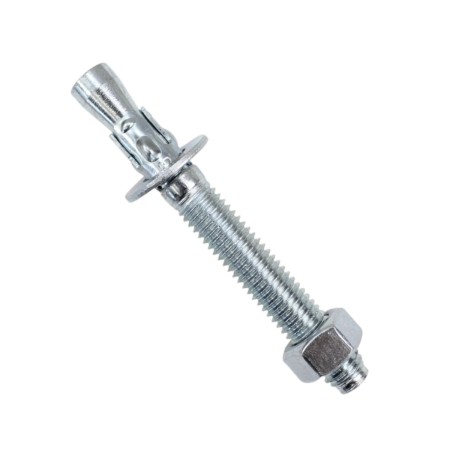 Elemento de Fijación Perno Anclaje de Cuña Zincado 3/4-10 10U Ferreteria