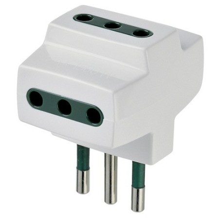 Enchufe Adaptador Triple Vimar Italiano comprar en Chile