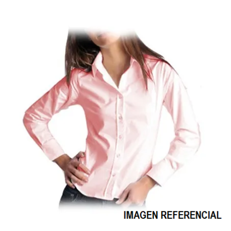 Blusa Oxford Manga larga Rosa Ropa de trabajo