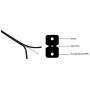 Cable fibra optica drop 2 core TRIPLEE