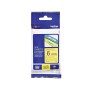 Cinta rotuladora Brother Negro sobre amarillo 6 mm TZeS611 Cintas Rotuladoras