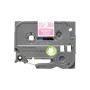 CINTA BLANCO SOBRE ROSA FRESA SATIN 12*5MM comprar en Chile