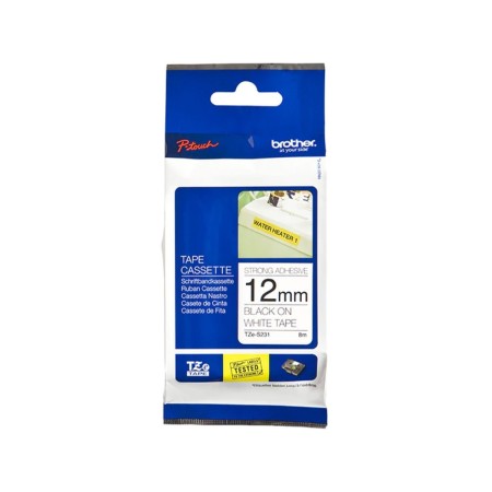 CINTA ADHESIVO DOBLE NEGRO SOBRE BLANCO 12MM comprar en Chile
