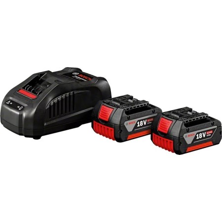 Kit de 2 baterias 18 Volts 4 Ah + Cargador Bosch Bateria para herramienta