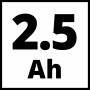 Kit de Bateria 18 V 2,5Ah + Cargador rápido Einhell Herramienta inalambrica sin bateria - especificaciones
