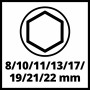 llave de impacto einhell 4138950 Herramientas - en uso