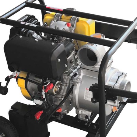 Motobomba Diésel 4x4 -  SDP100CLE  Krafter Motobombas
