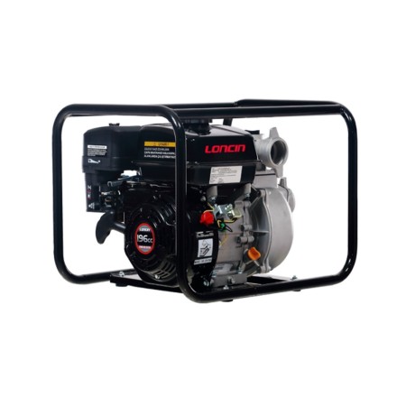 Motobomba Loncin  2"X2" 600 Lts/Min. Motor a gasolina Motobombas - vista detalle