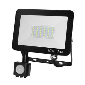 Proyector Led Slim con Sensor de Movimiento 30W 6500K Electricidad