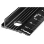 Regla de corte de Aluminio negra -  45 cm Articulos de Oficina - en uso