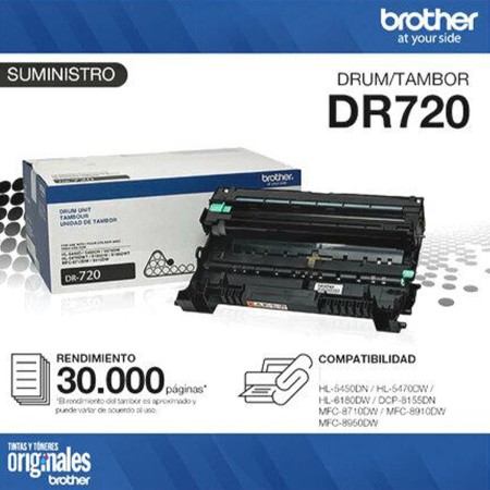 Tambor Laser Brother DR720 Toner impresora laser