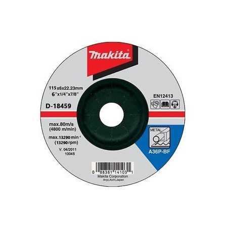 Disco Desbaste Metal 4-1/2" (115 X 6 X 22,23 Mm.) C.D. / A24R-Bf