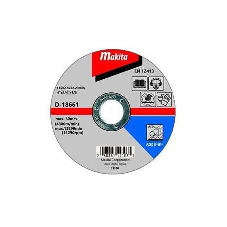 Disco Corte Metal Makita 4-1/2" RECTO / A30S-BF