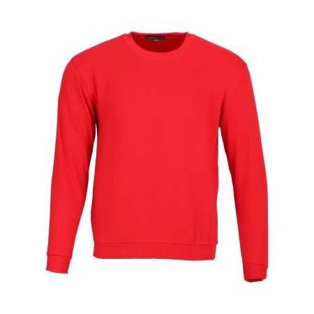Polerón Cuello Redondo Franela Rojo Ropa de trabajo