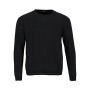 Polerón Cuello Redondo Franela Negro Ropa de trabajo
