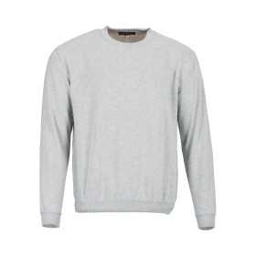 Polerón Cuello Redondo Franela Gris Ropa de trabajo