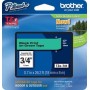 Cinta Laminada Brother TZe-741 Negro sobre Verde 18 mm comprar en Chile