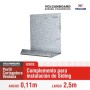 Perfil Corta Gota Ventana Siding ZC 0,5 mm Largo 2,5 m Siding Fibrocemento