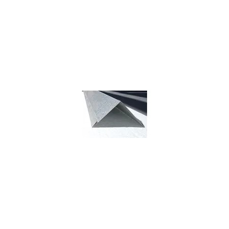 Perfil Esquinero Interior Siding ZC 0,5 mm L 2,5 m Siding Fibrocemento