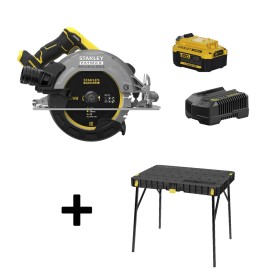 Pack Mesa de Trabajo con Sierra Circular Stanley Fatmax V20 20V STST83492-SIERRABS Ofertas