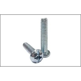 Perno Cabeza Redonda Métrico M6-1.0 x 12 mm Caja 100 Unidades Fijaciones
