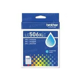 Tinta Cian Brother LC506XLC Alto Rendimiento para MFC-J6960DW Tinta inyección impresora