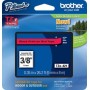 Cinta Rotuladora Brother TZe-421 Negro sobre Rojo 9 mm x 8 m Original
