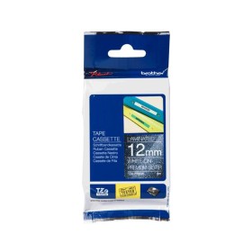 Cinta Laminada Brother TZe-PR935 Blanco sobre Plata Premium 12 mm x 8 m Original Tecnologia