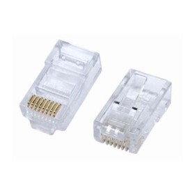 Conector RJ45 CAT5e para Cable UTP – Bolsa de 100 Unidades Conectores